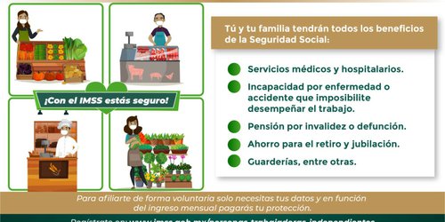 Ofrece IMSS San Luis Potosí esquema de aseguramiento para personas trabajadoras independientes