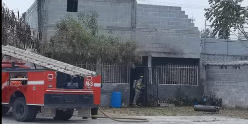 Explota tanque de gas en domicilio de Ciudad Fernández.