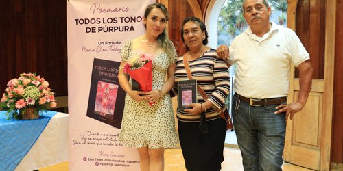 María Elva Téllez Rivera, se convierte en la primer mujer en publicar un libro en el municipio de Tamazunchale