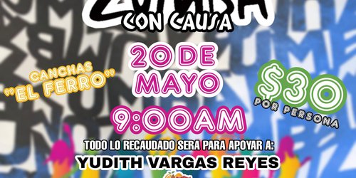 Invitan a súper clases de zumba en apoyo a la pequeña Yudith Vargas Reyes