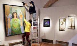 Preparan inauguración colectiva plástica de 24 artistas potosinos en el Palacio Municipal