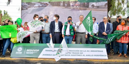 Con 100 MDP, Gobierno potosino inicia rehabilitación de Av. Industrias