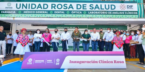 Gobernador pone en marcha cuarta clínica rosa, ahora en Tamazunchale