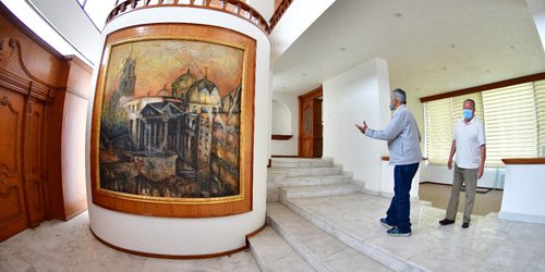 Gobernador Gallardo inicia los trabajos para convertir Casa de Gobierno en albergue