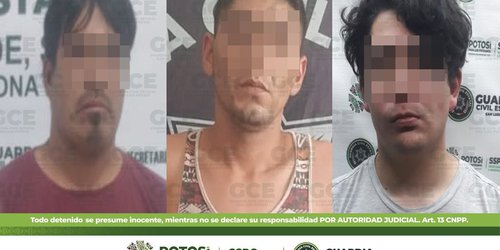 Detienen a tres personas por violencia familiar
