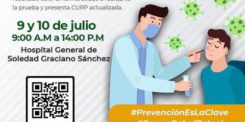 Llamado a ciudadanía potosina para sumarse contra COVID-19