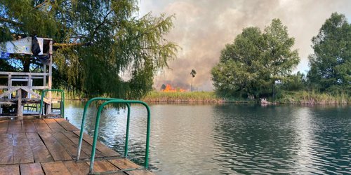 Cerrarán la Media Luna por incendio hasta nuevo aviso