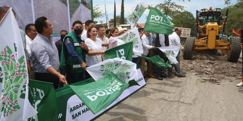 Con histórica inversión, inicia rehabilitación de tramo carretero San Martín-Tanquián