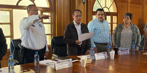 Rindió protesta José Juan Herrera como secretario ejecutivo del Consejo Municipal de Seguridad Pública de CDFDZ
