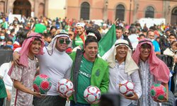 Gran ambiente familiar en Fundadores por debut de México en Qatar 2022