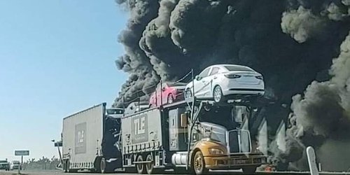 Explotó pipa en carretera Matehuala-San Luis Potosí