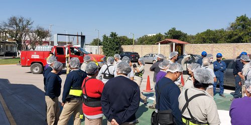 Realizan simulacro de incendio en empresa Pilgrims