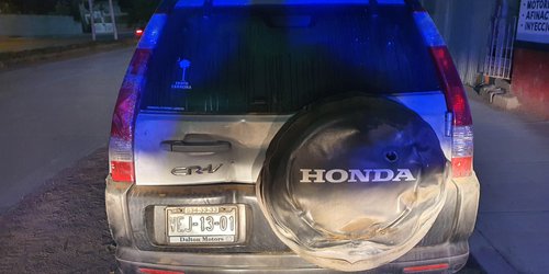 Policía de Rioverde recupera auto robado con violencia en SLP