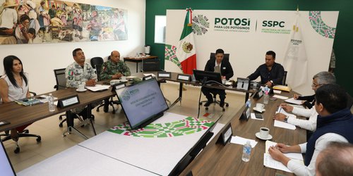 Gobernador Ricardo Gallardo encabeza la mesa de coordinación para la construcción de la paz