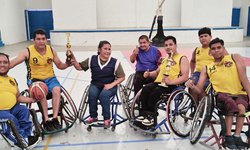 Titanes de CDFDZ, campeones en cuadrangular de basquetbol adaptado en Ciudad Mante