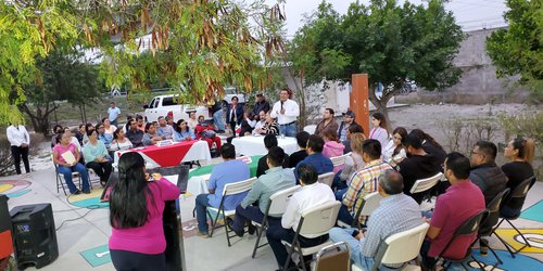 Beneficiados con la estrategia de comités vecinales, familias de la colonia Ilusión e Independencia