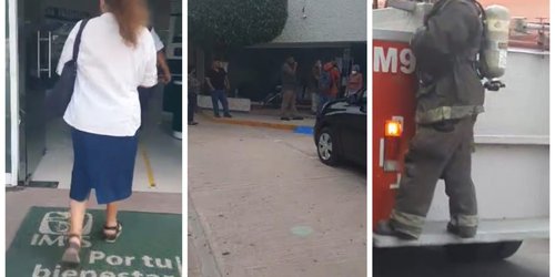 Conato de incendio en área de farmacia de hospital IMSS