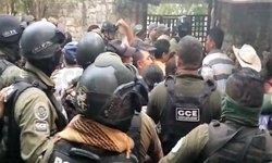 Guardia Civil desalojó a invasores de predios en San Vicente Tancuayalab
