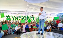 Ricardo Gallardo le cumple a vecinos de Gálvez