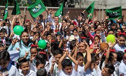 Municipio construye barda perimetral en primaria "Heróico Colegio Militar"