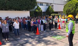 Promueve IMSS SLP cultura de la prevención en protección civil, con simulacro