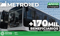 En un mes, Metrored ya despegó con más de 171 pasajes gratuitos