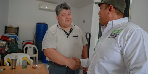 Vamos por más seguridad en Rioverde: Arnulfo Urbiola a vecinos de San Rafael.