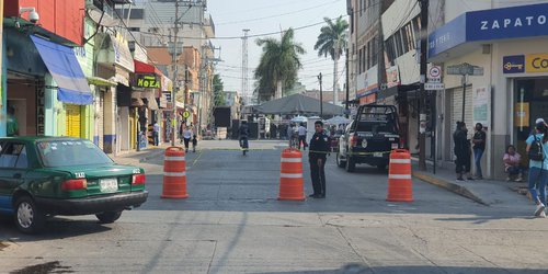 Permanecerá cerrada Calle Morelos de  Aldama a Cristóbal Colón en el centro de Rioverde