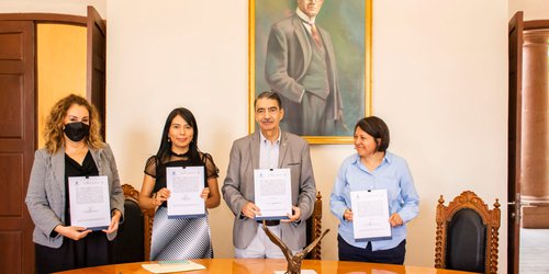 FCC de la UASLP y CIDE, firman convenio de colaboración académica y científica