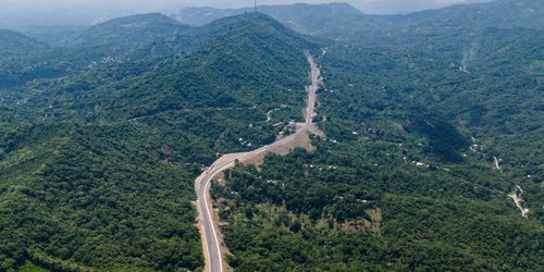 AMLO, Claudia Sheinbaum y Gallardo inauguran super carretera Valles-Tamazunchale