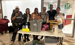 Vecinos de Progreso regalaron lonches en el Hospital General de Rioverde