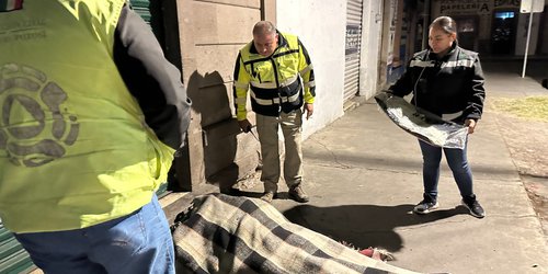 El Estado brinda apoyo a personas en situación de calle por bajas temperaturas