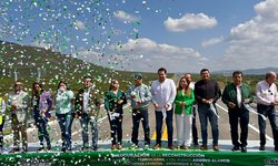 Oscar Bautista asistió a la inauguración de  la rehabilitación del puente Cerritos-Tula