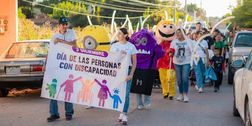 Con la caminata "Un Paso Hacia la Igualdad" CDFDZ celebra el Día Internacional de las Personas con Discapacidad