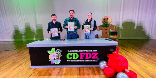 CDFDZ se prepara para las fiestas decembrinas con caravanas y encendidos de árboles navideños