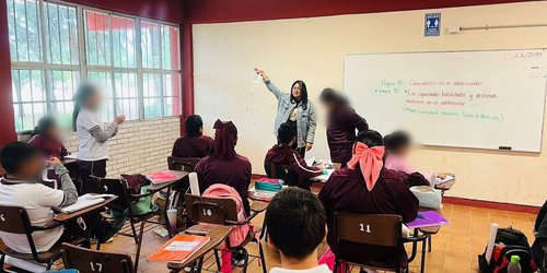 El equipo de Reto de Valores visitó la Secundaria Técnica 33 de Plazuela