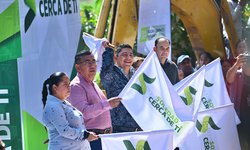 Inicia Ricardo Gallardo pavimentación de Avenida Reforma Agraria en Soledad