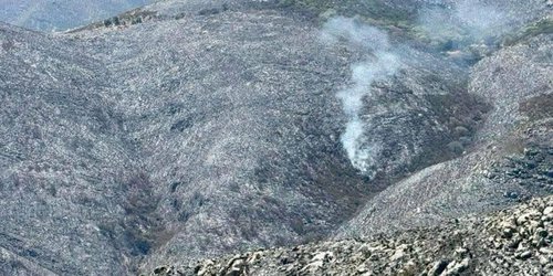 Avanza combate al incendio en Real de Catorce, 80% controlado