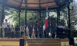 CDFDZ conmemora el 163 aniversario de la Batalla de Puebla con acto cívico