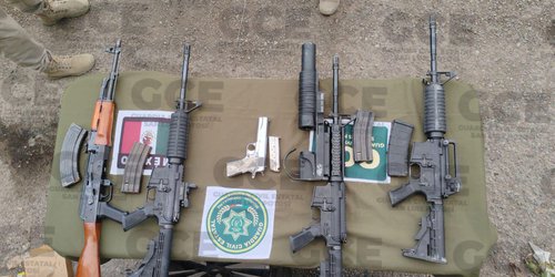 Detienen a siete personas y aseguran armamento en Ciudad Valles