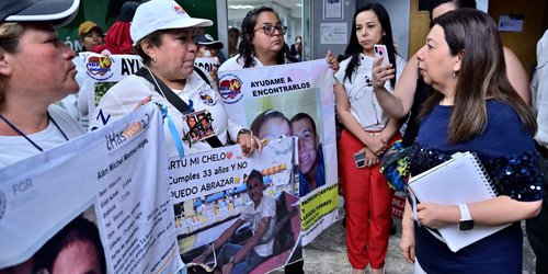 Fiscal General y autoridades Estatales escuchan y atienden a madres buscadoras del colectivo Voz y Dignidad