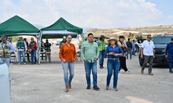 Gobernador Ricardo Gallardo supervisa avance de la Vía Alterna