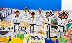 Víctor Ulises Reyes primer lugar en el Torneo Hermanos Osornio de Taekwondo
