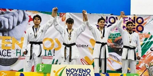 Víctor Ulises Reyes primer lugar en el Torneo Hermanos Osornio de Taekwondo