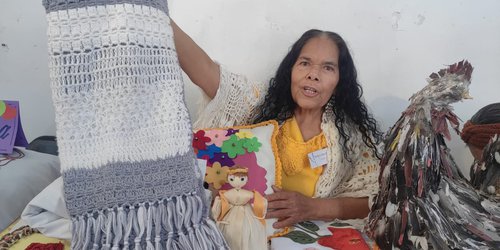 "El rebozo es respeto, abrigo, identidad”: la historia de Estela y los Corazones Sabios en Progreso