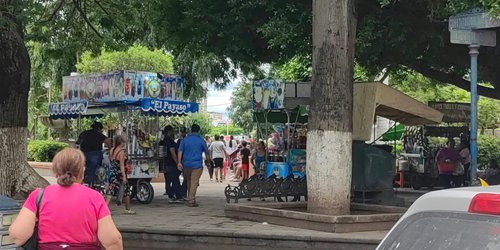 Proponen reubicación de ambulantes en la plaza