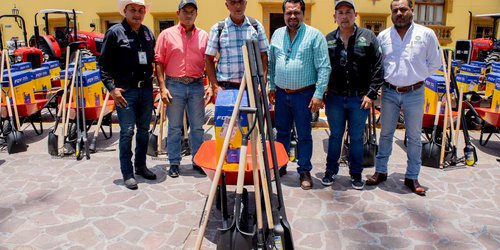 Más de 100 productores fortalecen sus labores con maquinaria y herramientas entregadas por el Ayuntamiento de CDFDZ