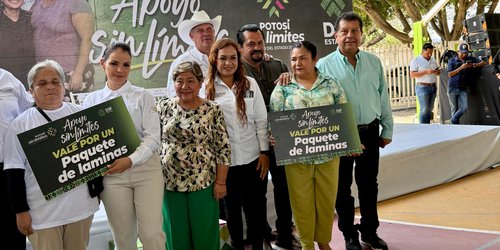 Oscar Bautista participa en entrega de apoyos “Sin Límites” para familias de Rioverde y Ciudad Fernández