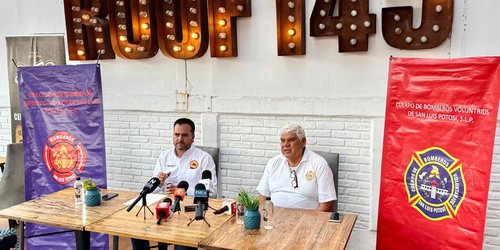 Bomberos de SLP lanzan campaña de recaudación para equipo y personal