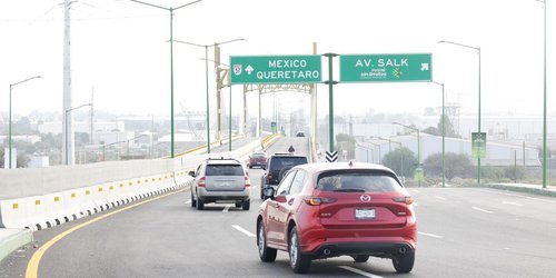 Alta afluencia vehicular en primeras semanas de operación de nueva vía alterna